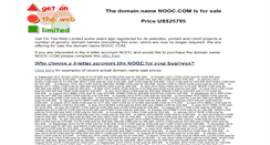 Desktop Screenshot of nooc.com
